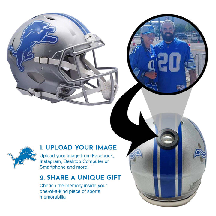Detroit Lions NFL Mini Helmet - Picture Inside