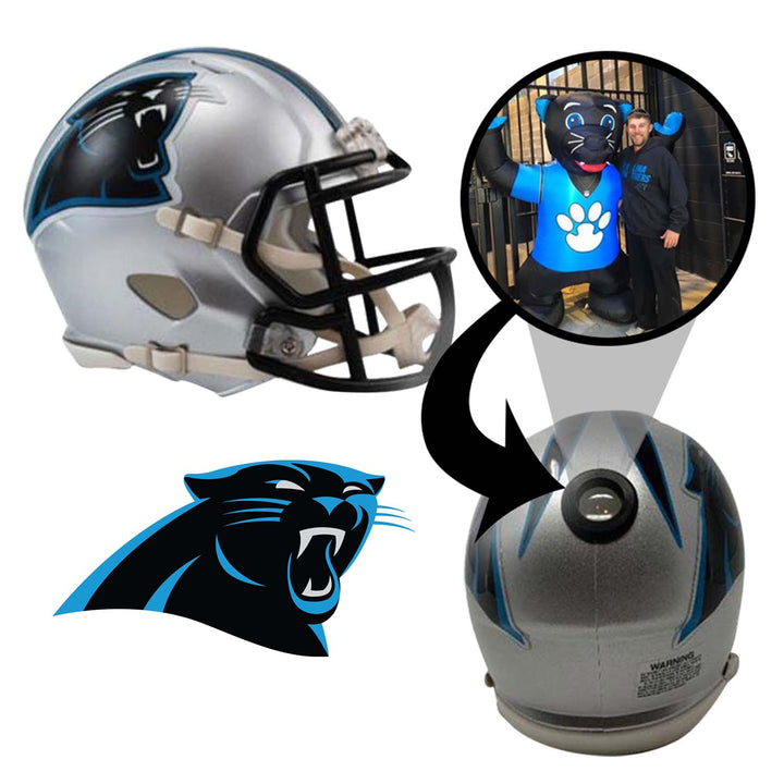 Carolina Panthers NFL Mini Helmet - Picture Inside