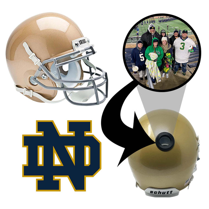 Notre Dame Fighting Irish College Football Collectible Mini Helmet - Picture Inside - FANZ Collectibles