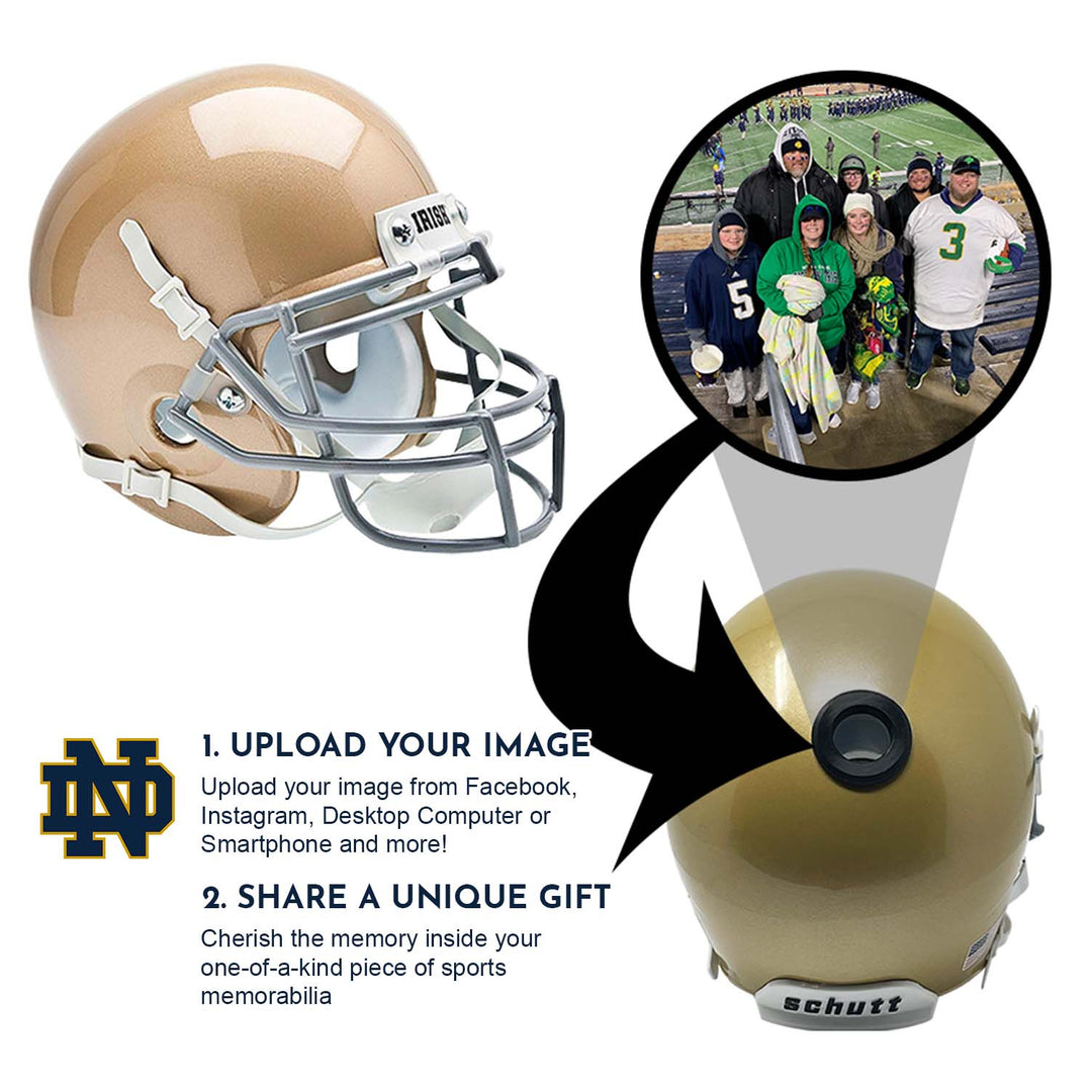 Notre Dame Fighting Irish College Football Collectible Mini Helmet - Picture Inside - FANZ Collectibles