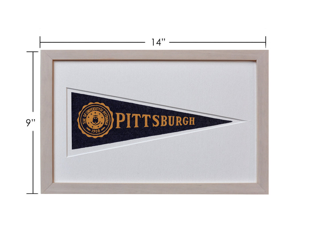 Vintage University of Pittsburgh Hormel Pennant