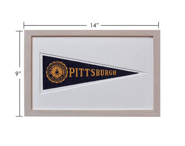 Vintage University of Pittsburgh Hormel Pennant