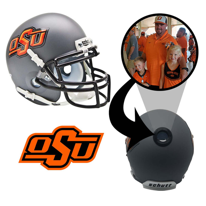 Oklahoma State Cowboys College Football Collectible Mini Helmet - Picture Inside - FANZ Collectibles