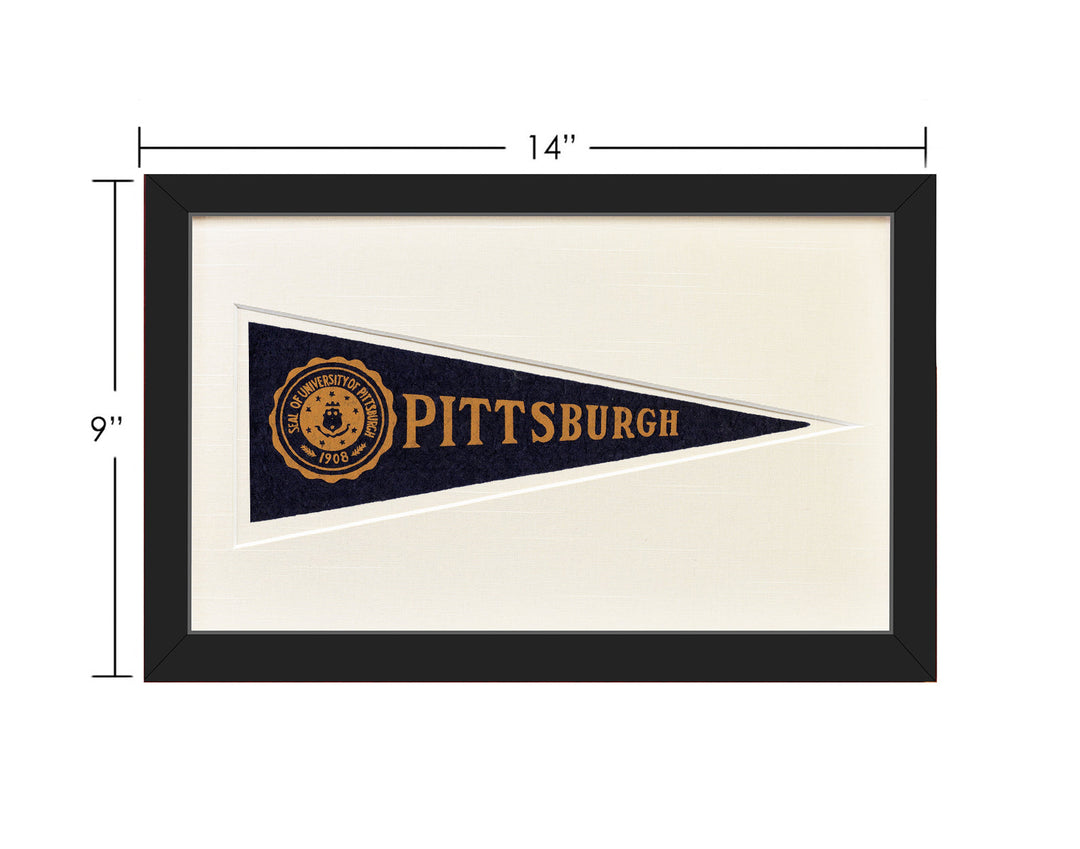 Vintage University of Pittsburgh Hormel Pennant