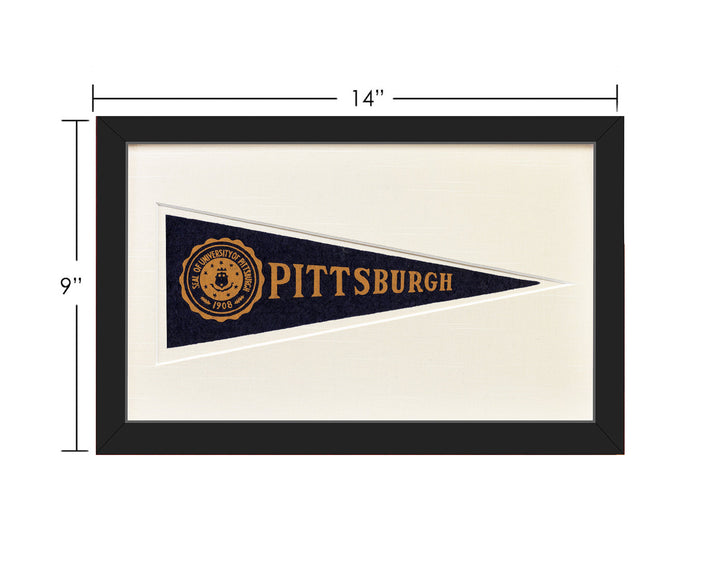 Vintage University of Pittsburgh Hormel Pennant