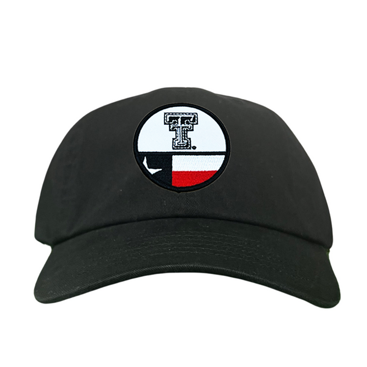 Texas Tech Logo Circle Flag / Hats /  257 / TXTECH045 / MM