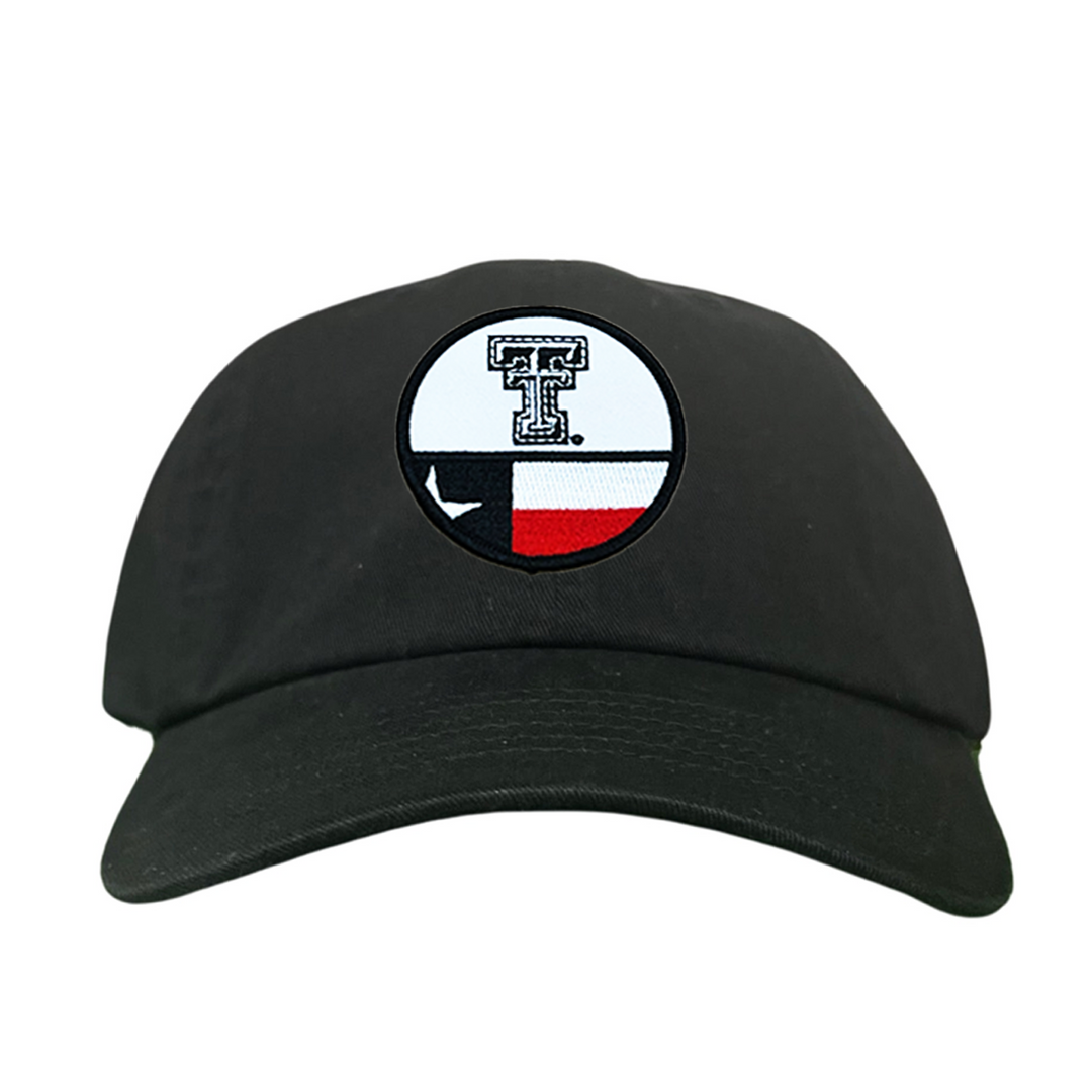 Texas Tech Logo Circle Flag / Hats /  257 / TXTECH045 / MM