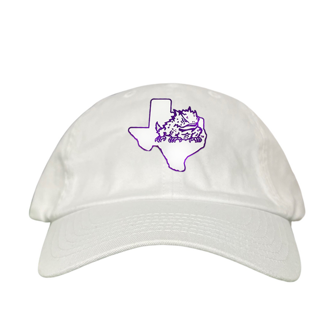 TCU State Horned Frog Rubber Patch / Hats / TCU098 /  266 / MM