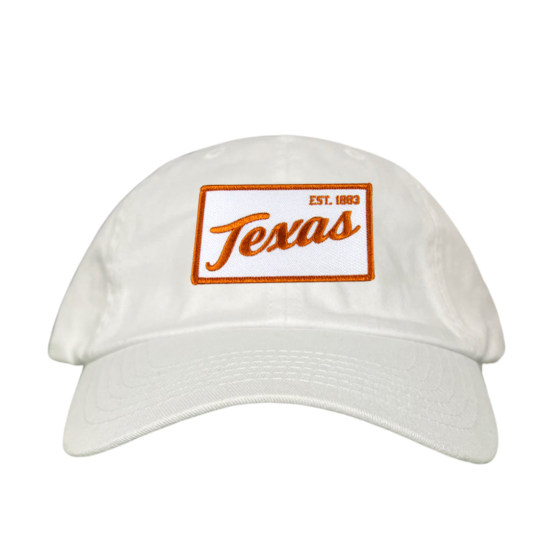 Texas Longhorns Texas EST 1883 Script / Curved Bill Mesh Snapback / 169 / UT