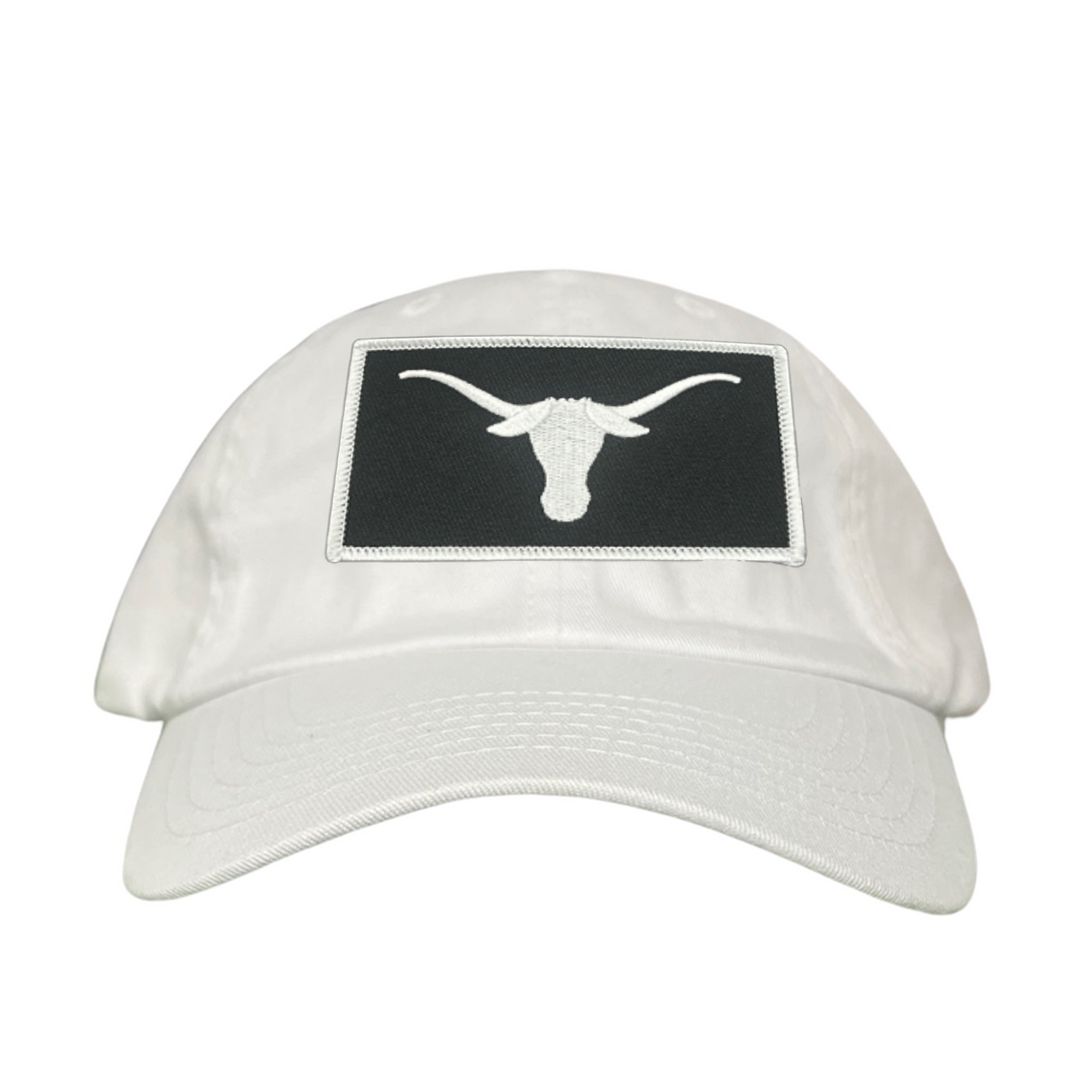 Texas Longhorns Black White Longhorn Rectangle Patch / Hats / 145 / UT9111 / MM