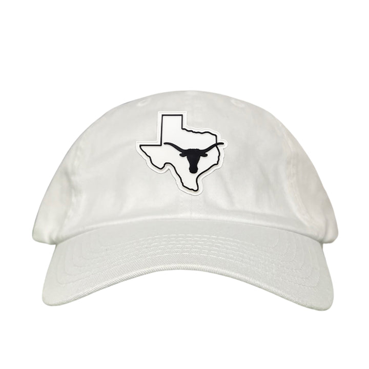 Texas Longhorns Black White Steer Head State Rubber Patch / Hats / 235 / UT9064 / MM