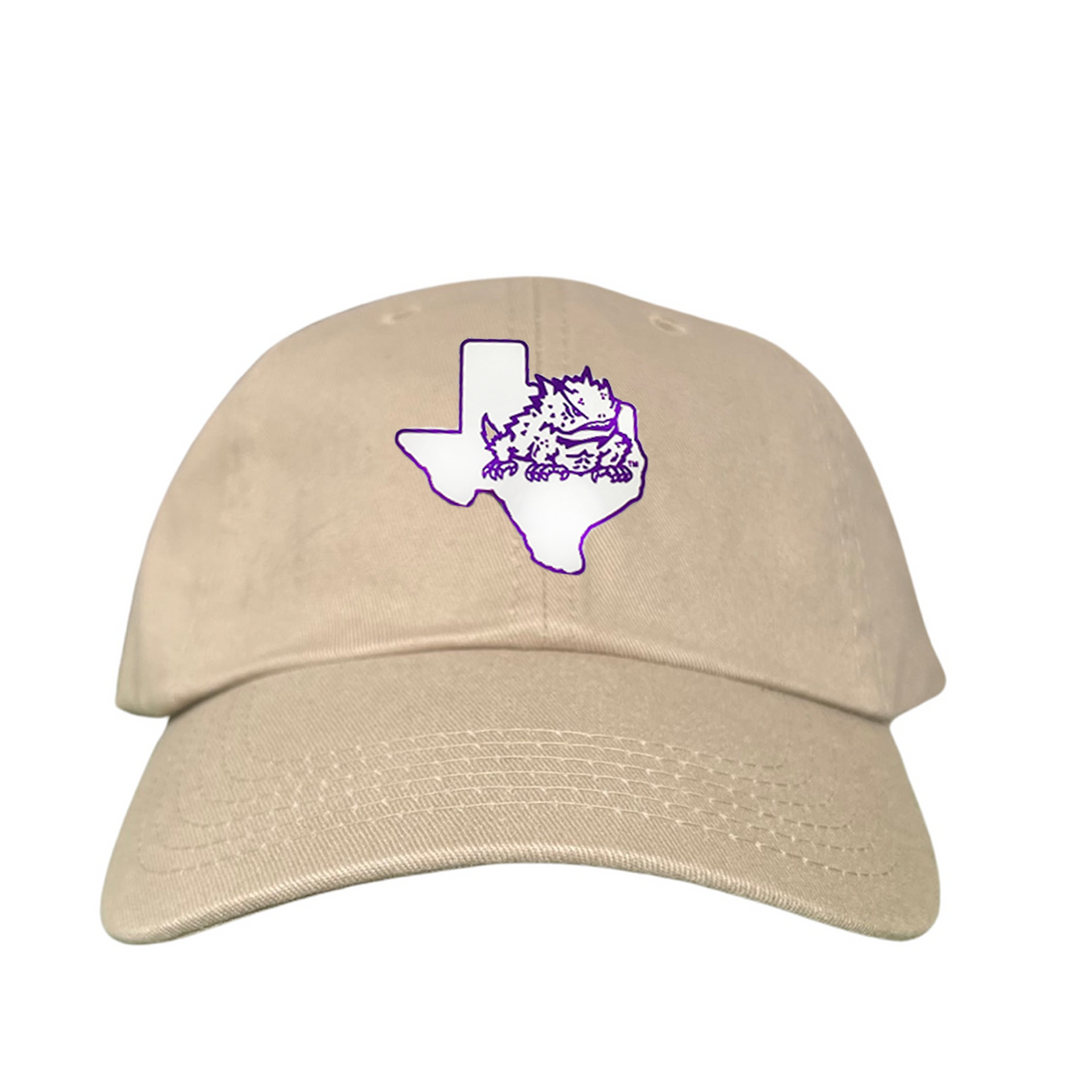 TCU State Horned Frog Rubber Patch / Hats / TCU098 /  266 / MM