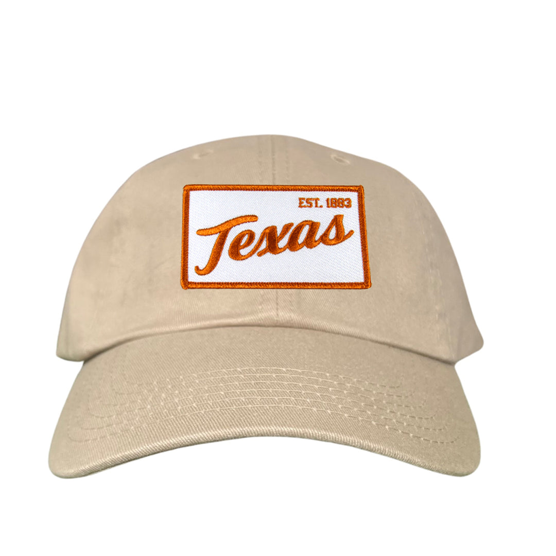 Texas Longhorns Texas EST 1883 Script / Curved Bill Mesh Snapback / 169 / UT