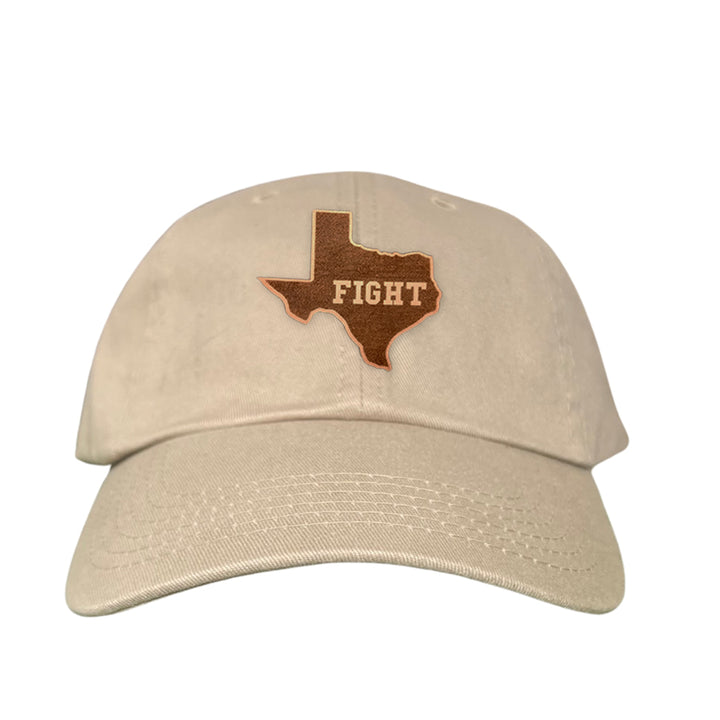Texas Longhorns State of Texas Fight Leather Patch / Hats / 074