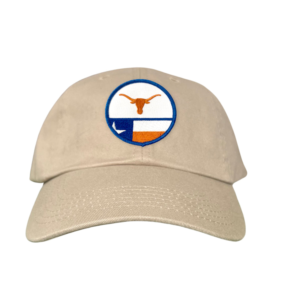 Texas Longhorns Circle Steer Head State Flag / 241 / Hats / MM