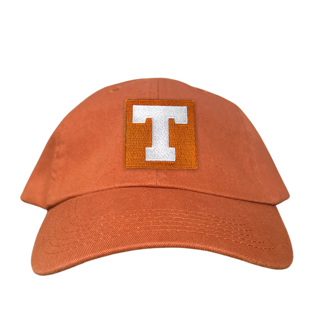 Texas Longhorns Burnt Orange Square White Block T / Hats / 215 / UT / MM