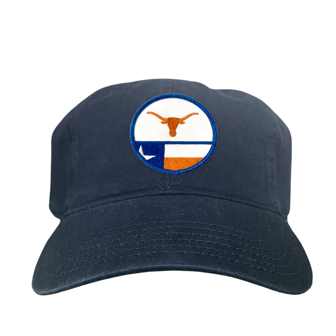 Texas Longhorns Circle Steer Head State Flag / 241 / Hats / MM