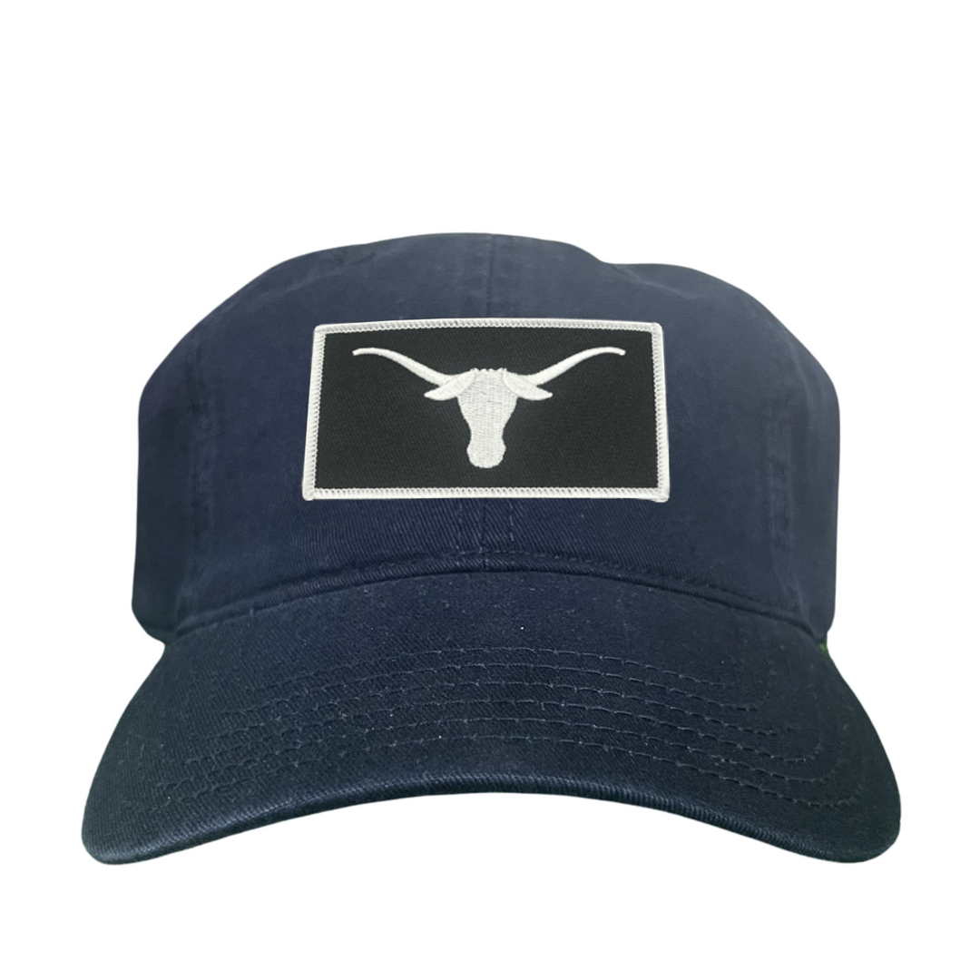 Texas Longhorns Black White Longhorn Rectangle Patch / Hats / 145 / UT9111 / MM