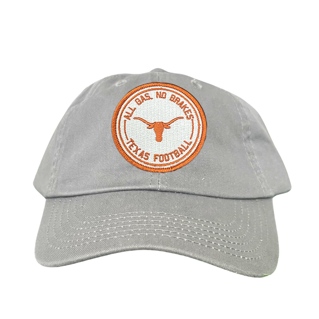 Texas Longhorns All Gas No Brakes Circle Patch / 198 / Hats / UT9123 / CT