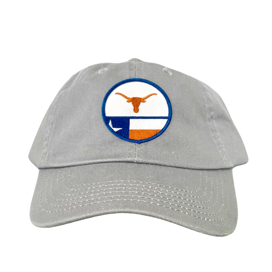 Texas Longhorns Circle Steer Head State Flag / 241 / Hats / MM