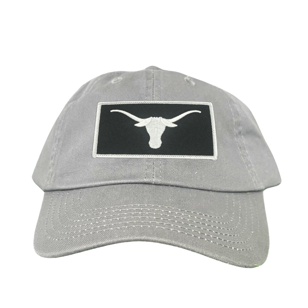 Texas Longhorns Black White Longhorn Rectangle Patch / Hats / 145 / UT9111 / MM