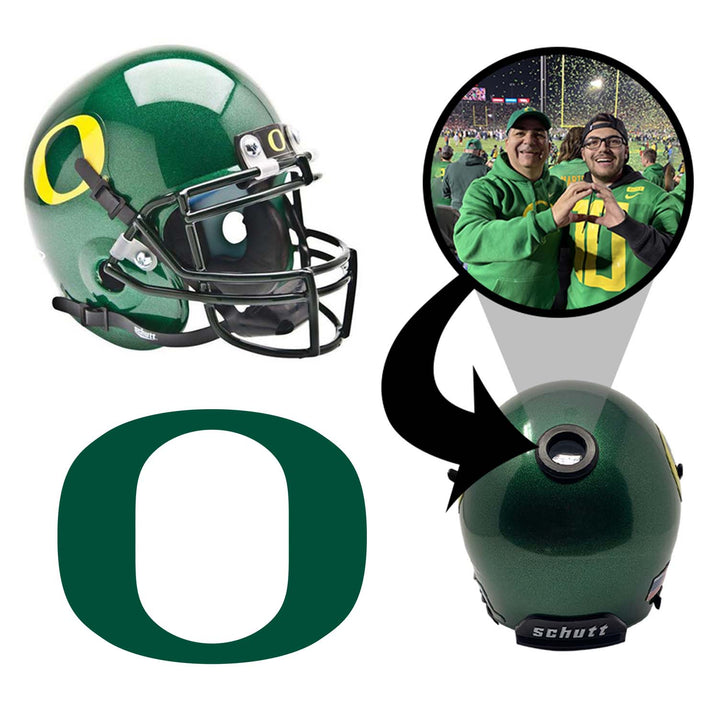 Oregon Ducks College Football Collectible Mini Helmet - Picture Inside - FANZ Collectibles