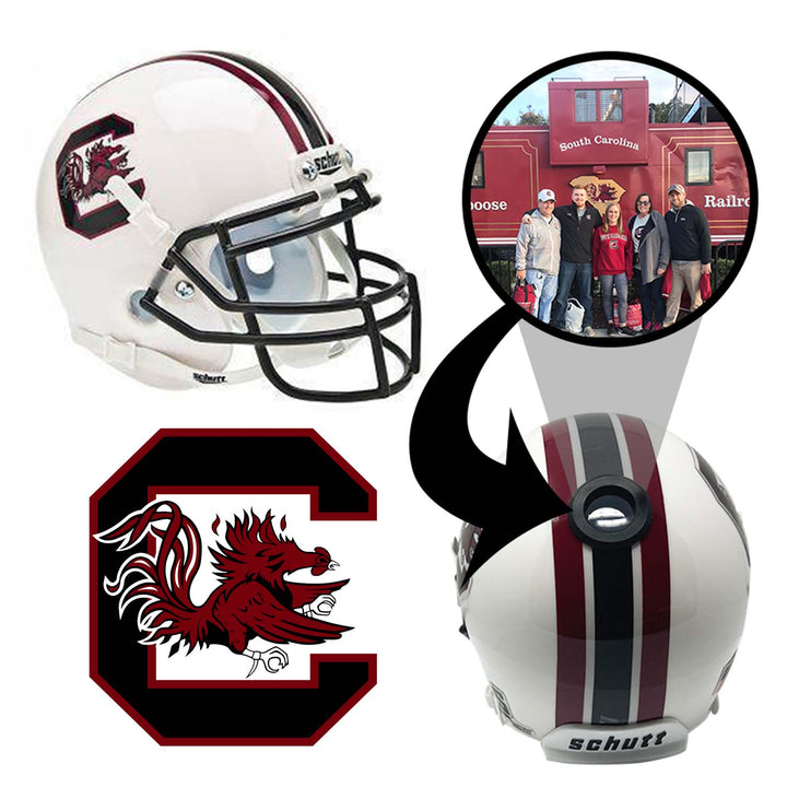 South Carolina Gamecocks College Football Collectible Mini Helmet - Picture Inside - FANZ Collectibles