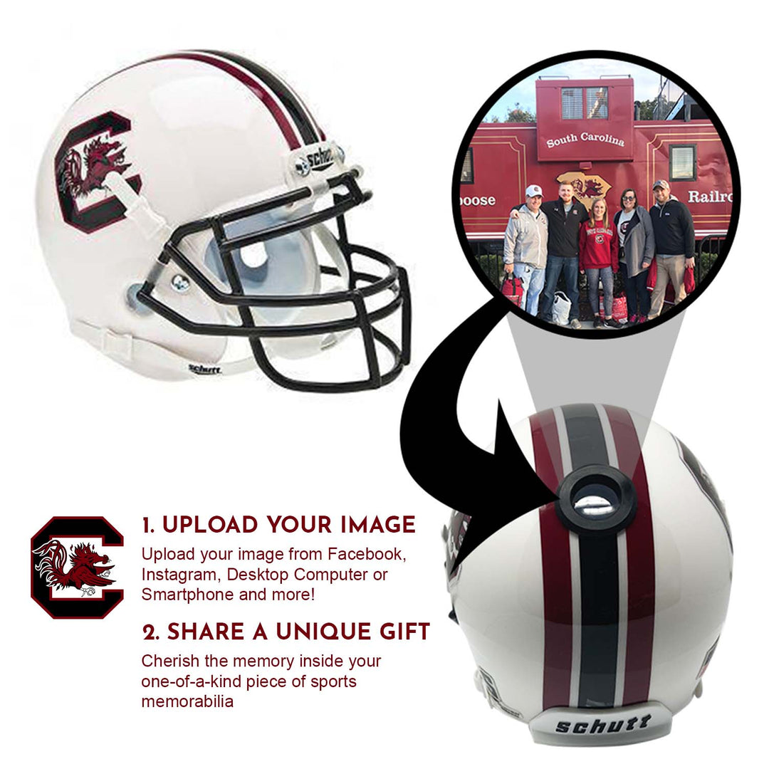 South Carolina Gamecocks College Football Collectible Mini Helmet - Picture Inside - FANZ Collectibles