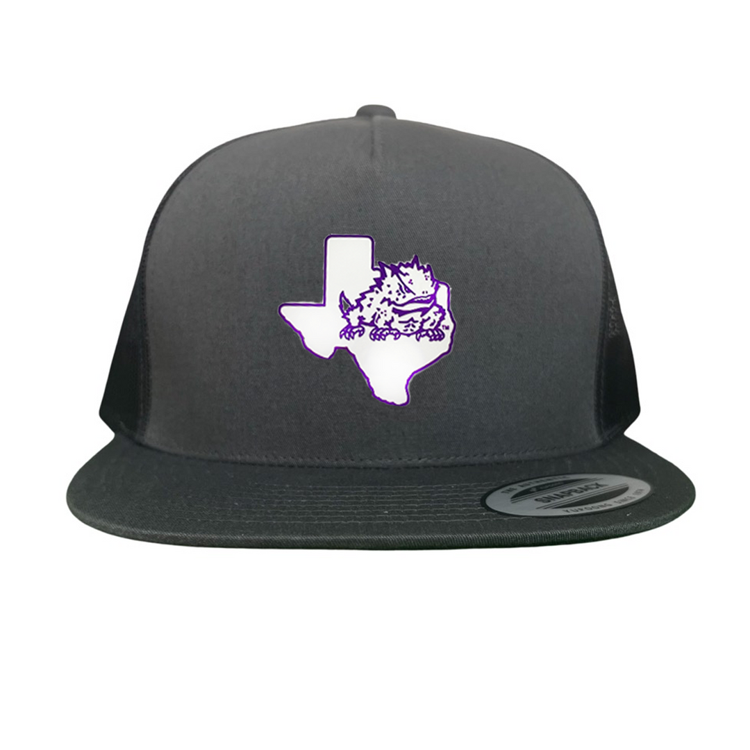 TCU State Horned Frog Rubber Patch / Hats / TCU098 /  266 / MM