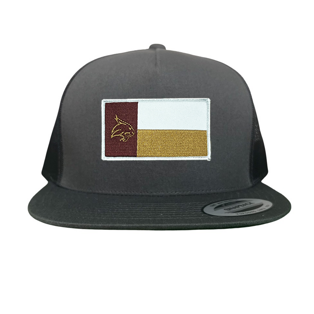 Texas State Bobcats State Flag / Hats / 259 / TXST076 / MM