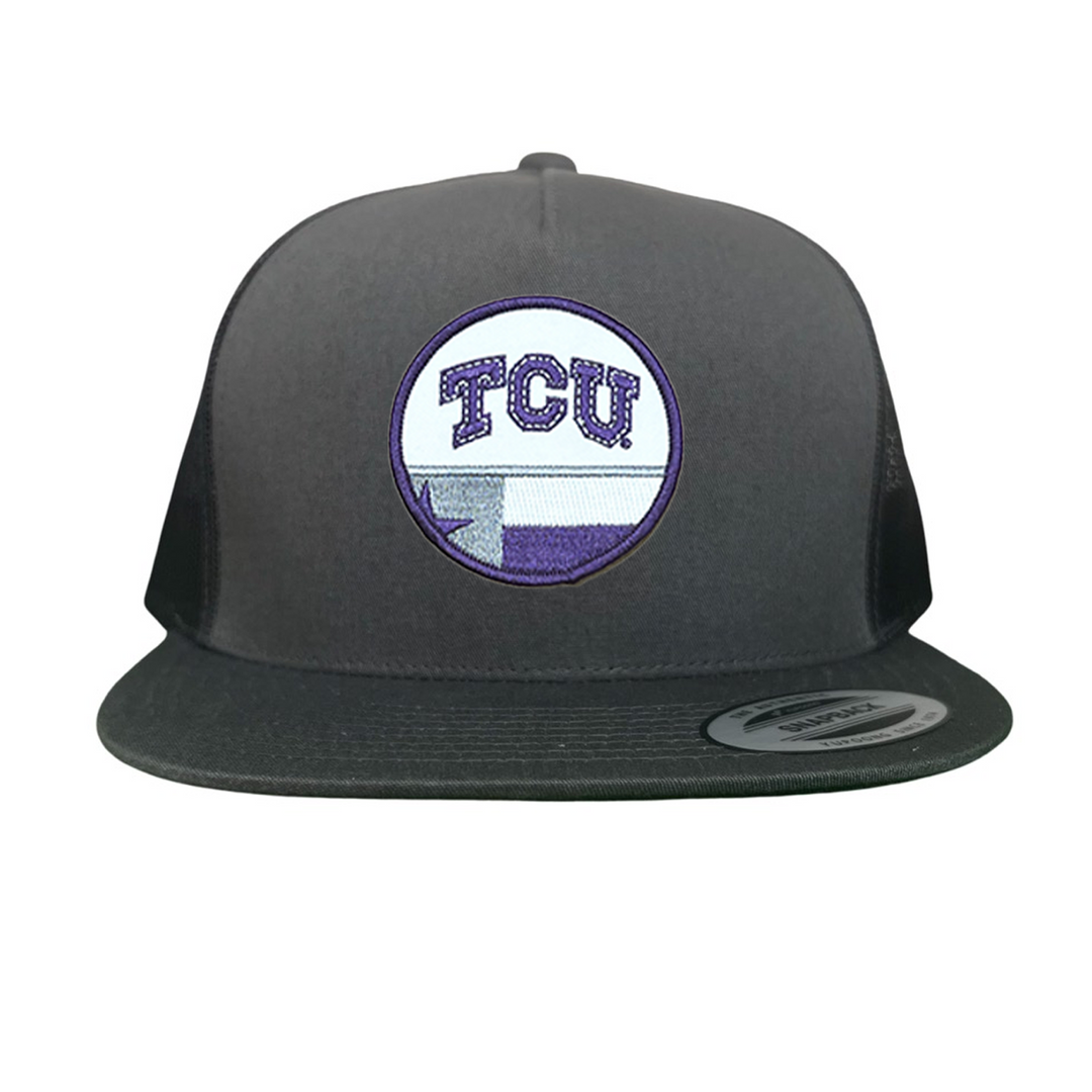 TCU Logo w/h State Flag / Hats / TCU034 /  247 / MM