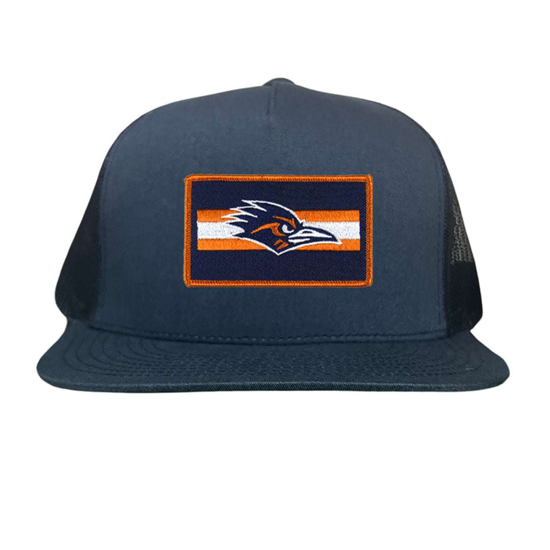 UTSA Rectangle Stripe Roadrunner / Hats / 153 / UTSA007