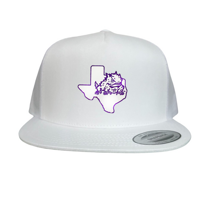 TCU State Horned Frog Rubber Patch / Hats / TCU098 /  266 / MM