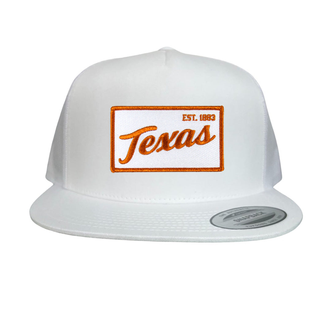 Texas Longhorns Texas EST 1883 Script / Curved Bill Mesh Snapback / 169 / UT