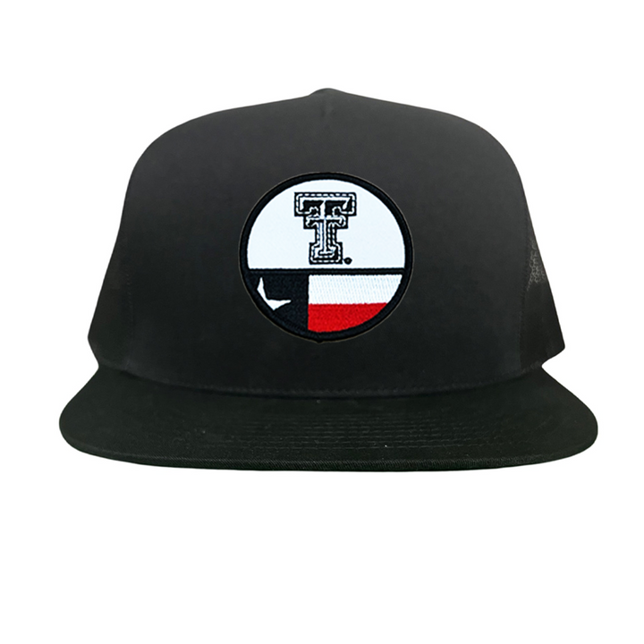 Texas Tech Logo Circle Flag / Hats /  257 / TXTECH045 / MM