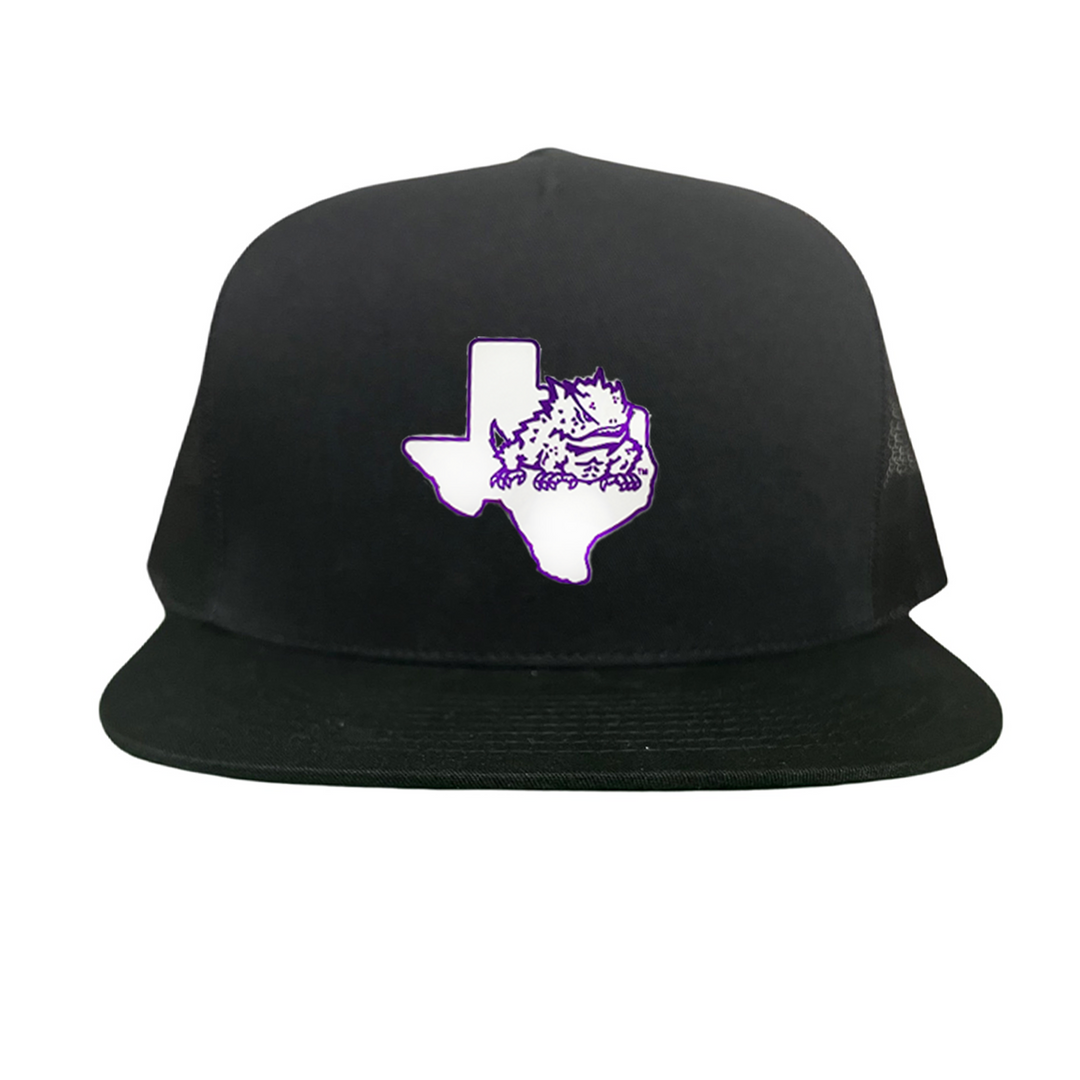 TCU State Horned Frog Rubber Patch / Hats / TCU098 /  266 / MM