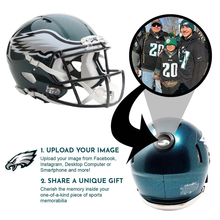 Philadelphia Eagles NFL Mini Helmet - Picture Inside