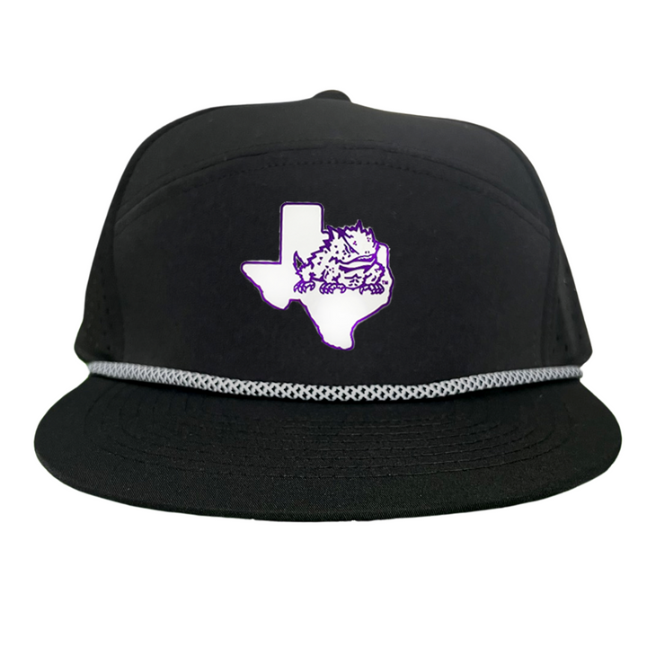 TCU State Horned Frog Rubber Patch / Hats / TCU098 /  266 / MM