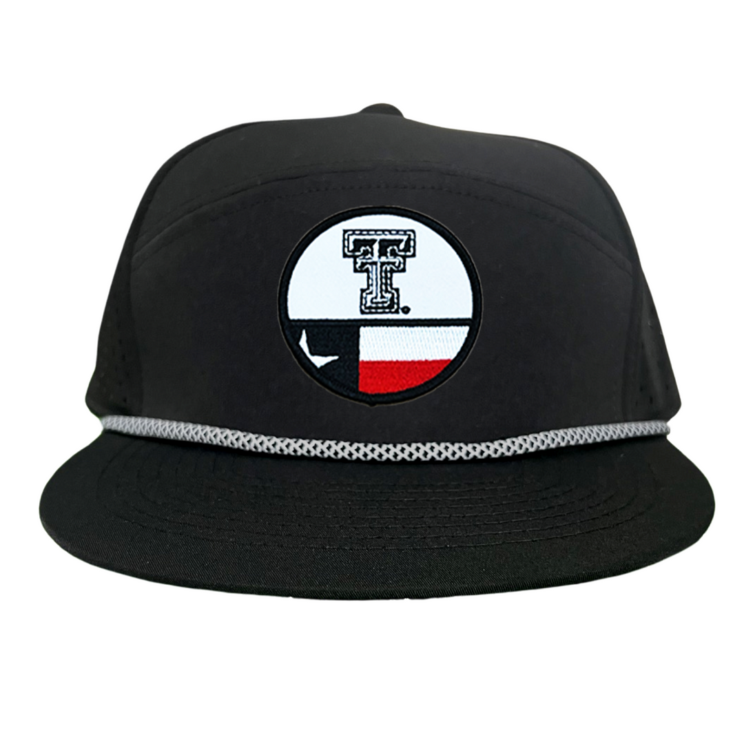 Texas Tech Logo Circle Flag / Hats /  257 / TXTECH045 / MM