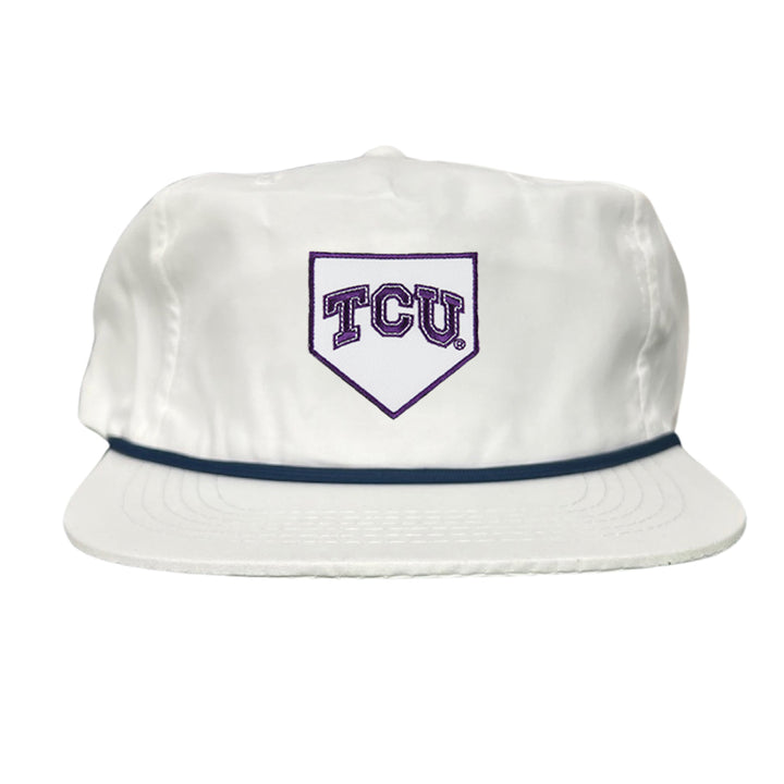 TCU Horned Frogs Baseball Cap Home Plate / Hat / TCU025 / 221 / MM