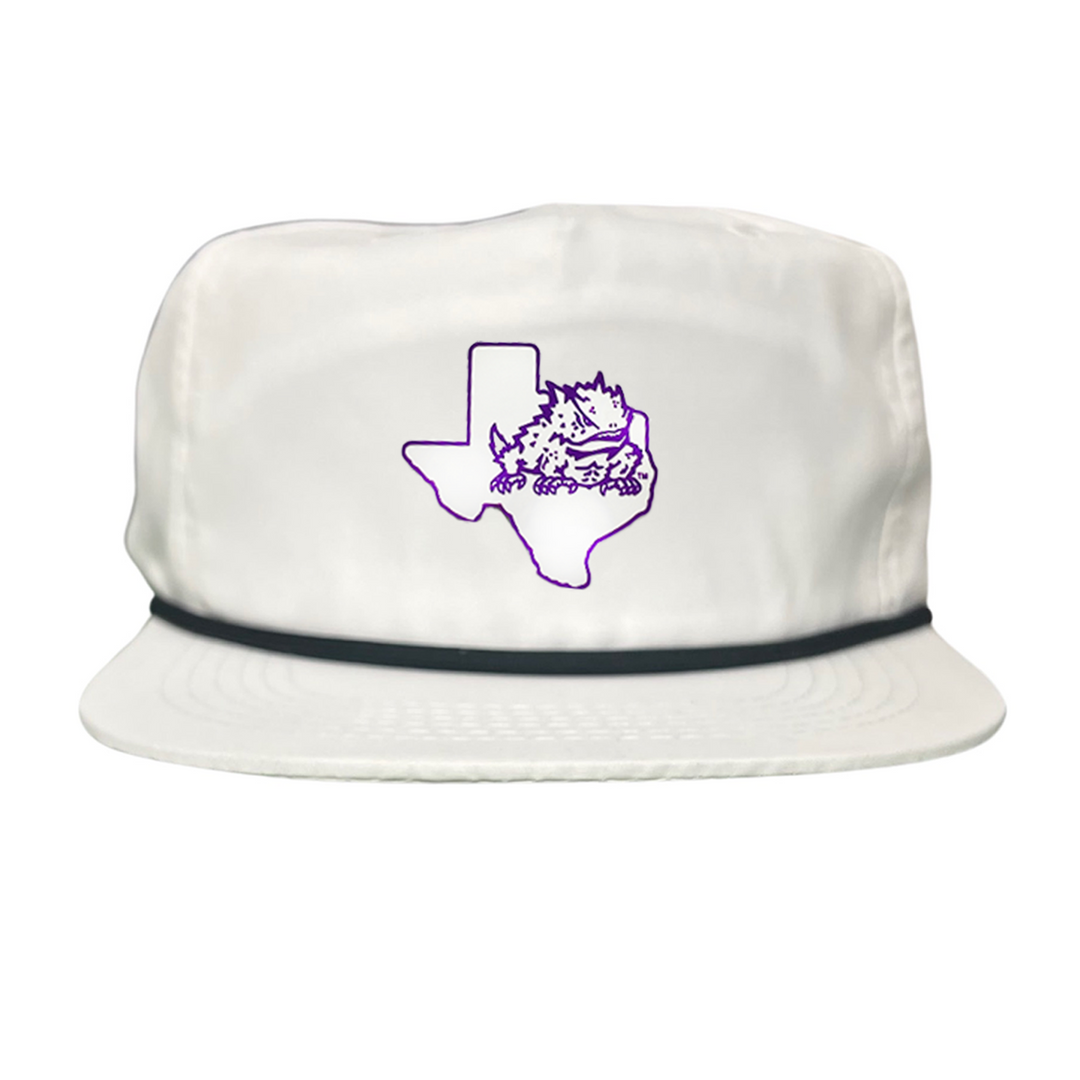 TCU State Horned Frog Rubber Patch / Hats / TCU098 /  266 / MM