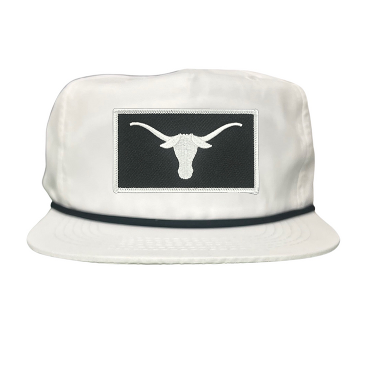 Texas Longhorns Black White Longhorn Rectangle Patch / Hats / 145 / UT9111 / MM