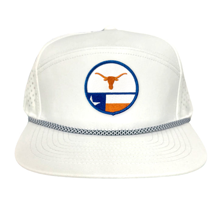 Texas Longhorns Circle Steer Head State Flag / 241 / Hats / MM