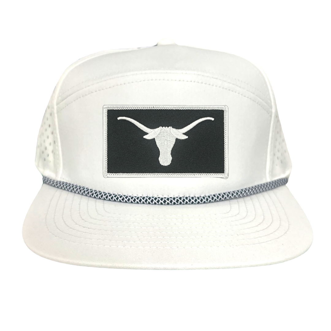 Texas Longhorns Black White Longhorn Rectangle Patch / Hats / 145 / UT9111 / MM