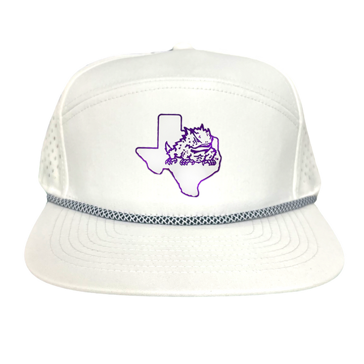 TCU State Horned Frog Rubber Patch / Hats / TCU098 /  266 / MM