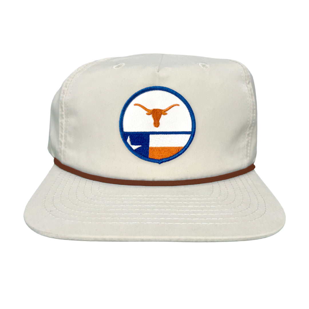 Texas Longhorns Circle Steer Head State Flag / 241 / Hats / MM