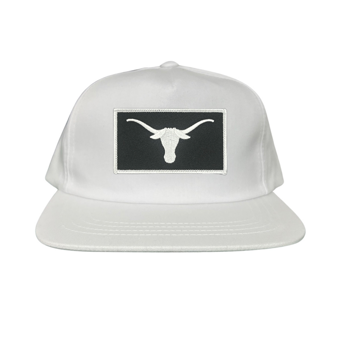 Texas Longhorns Black White Longhorn Rectangle Patch / Hats / 145 / UT9111 / MM