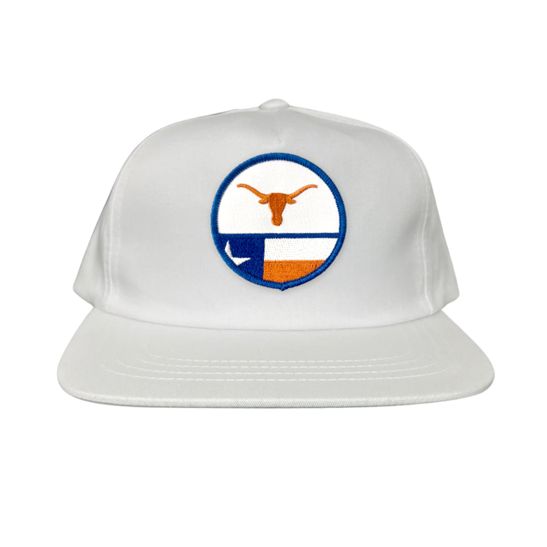 Texas Longhorns Circle Steer Head State Flag / 241 / Hats / MM