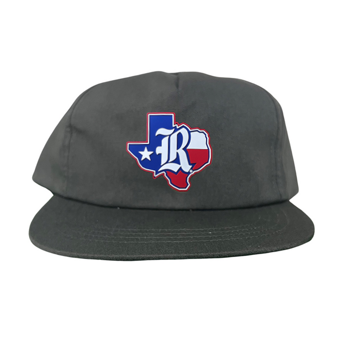 Rice University Old R State of Texas with Flag  Rubber Patch / Hats / 251 / Rice056 / MM