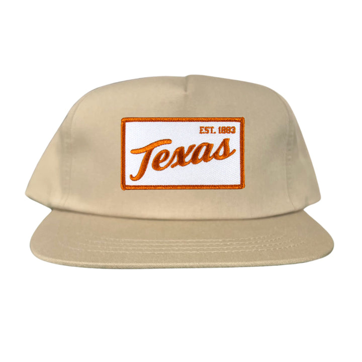 Texas Longhorns Texas EST 1883 Script / Curved Bill Mesh Snapback / 169 / UT